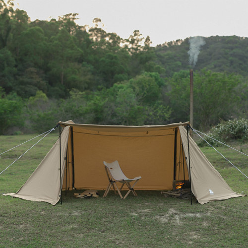 FORT TC hot tent | Canvas Shelter Tent with Stove Jack Khaki