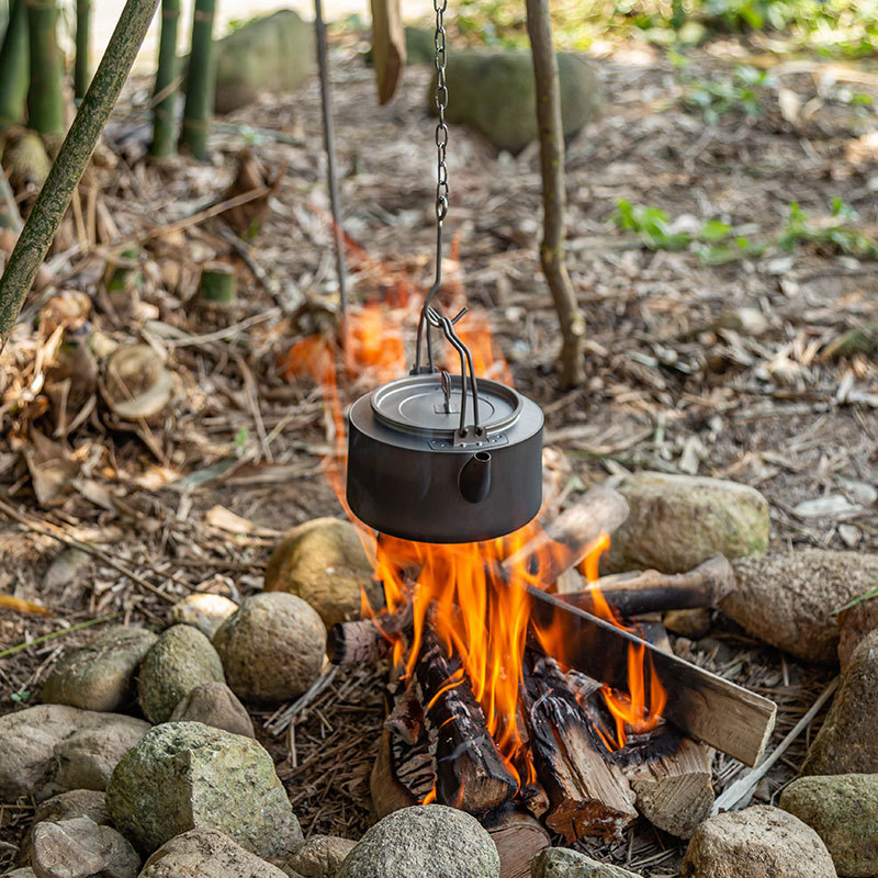 POMOLY Titanium Kettle 1.0L Ultralight Backpacking Coffee Pot POMOLY