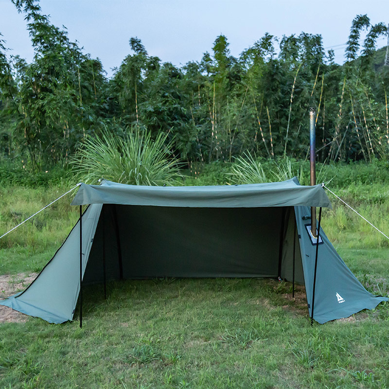 FORT Hot Tent, Hot Shelter, Backwoods Bungalow with Wood