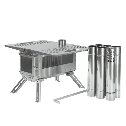 Oroqen Tent Wood Stove | Stainless Steel Stove for Hot Tent Camping | POMOLY 2022 New Arrival