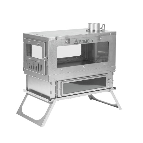 TAISOCA Oven Stove | Titanium Tent Wood Stove with Oven | Out of stock