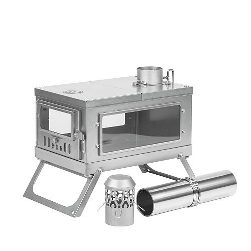 Timber Wolf 3 | Portable Titanium Stove | Solo Buchcraft and Hot Tent Camping |  Lonewolf 902 Signature