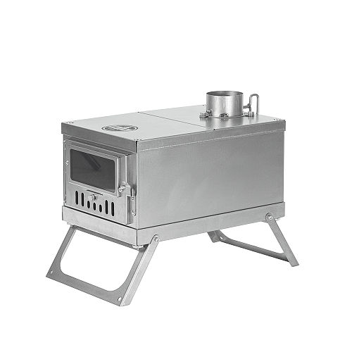 TIMBER Wolf Ultralight Tent Stove Titanium for Solo Camping | Lonewolf 902 Signature