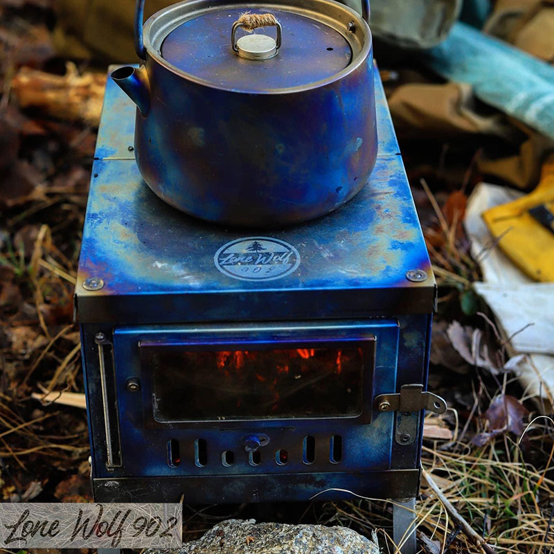 Camping Stove | Ultralight Titanium Wood Stove for Camping Stove | Ultralight Titanium Wood Stove for