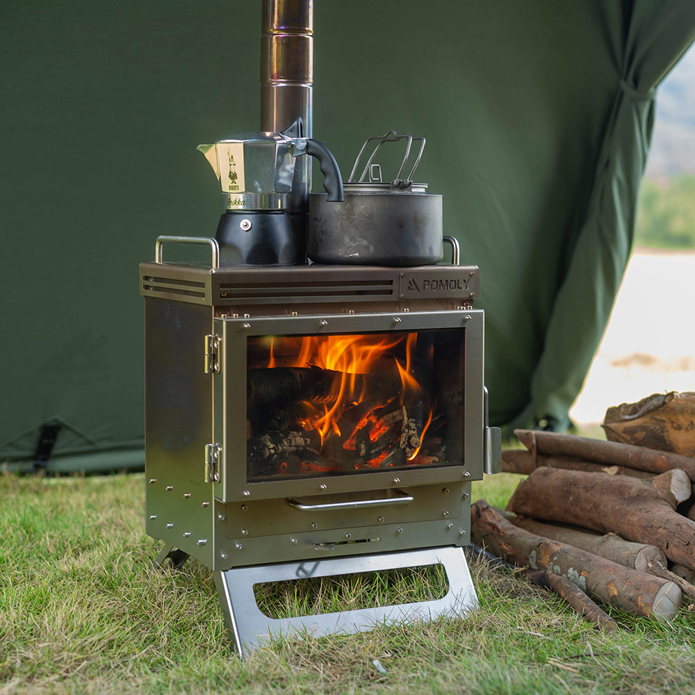 Dweller Tent Stove | Camping Fireplace for Hot Tent Camping | Wood Burning  Stove