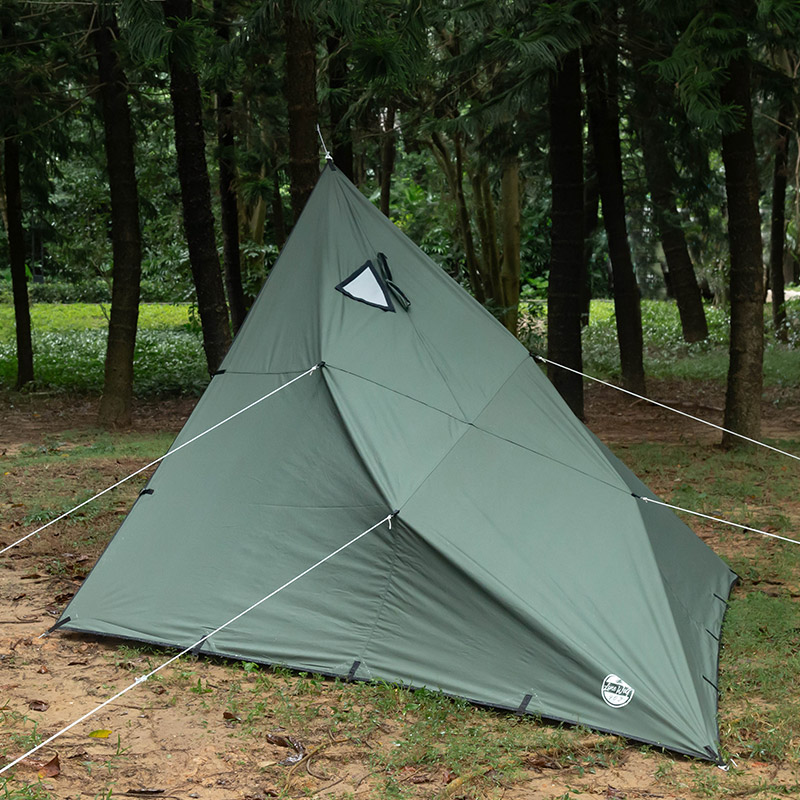 人気が高い  Canvas Shelter with Stove Jack for Solo Bushcraft and Camping テーブル・チェア・ハンモック