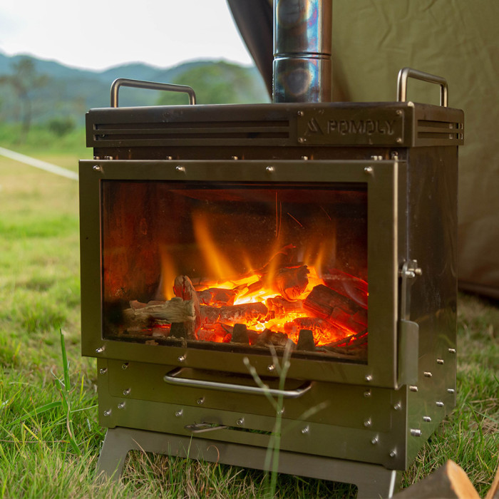 Dweller Wood Stove | Outdoor Fireplace for Hot Tent Camping | POMOLY New Arrival