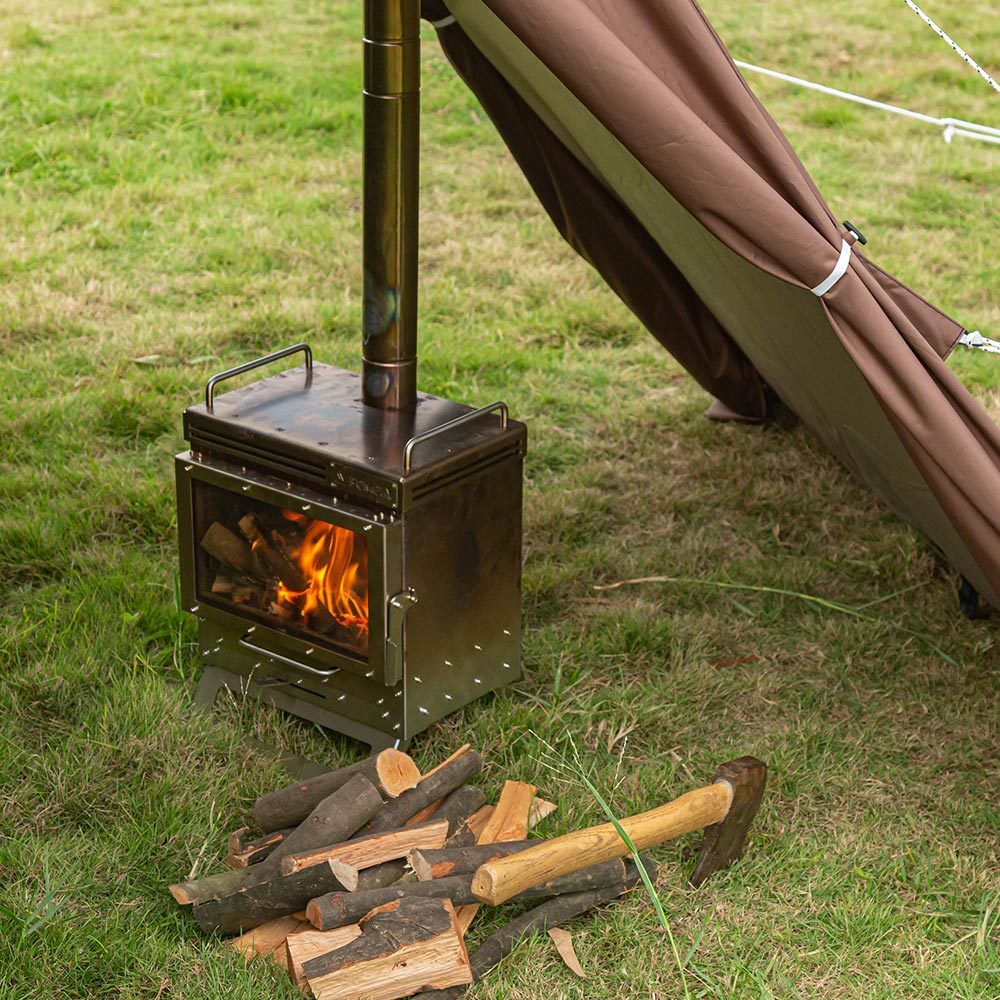 Dweller Tent Stove Camping Fireplace for Hot Tent Camping Wood