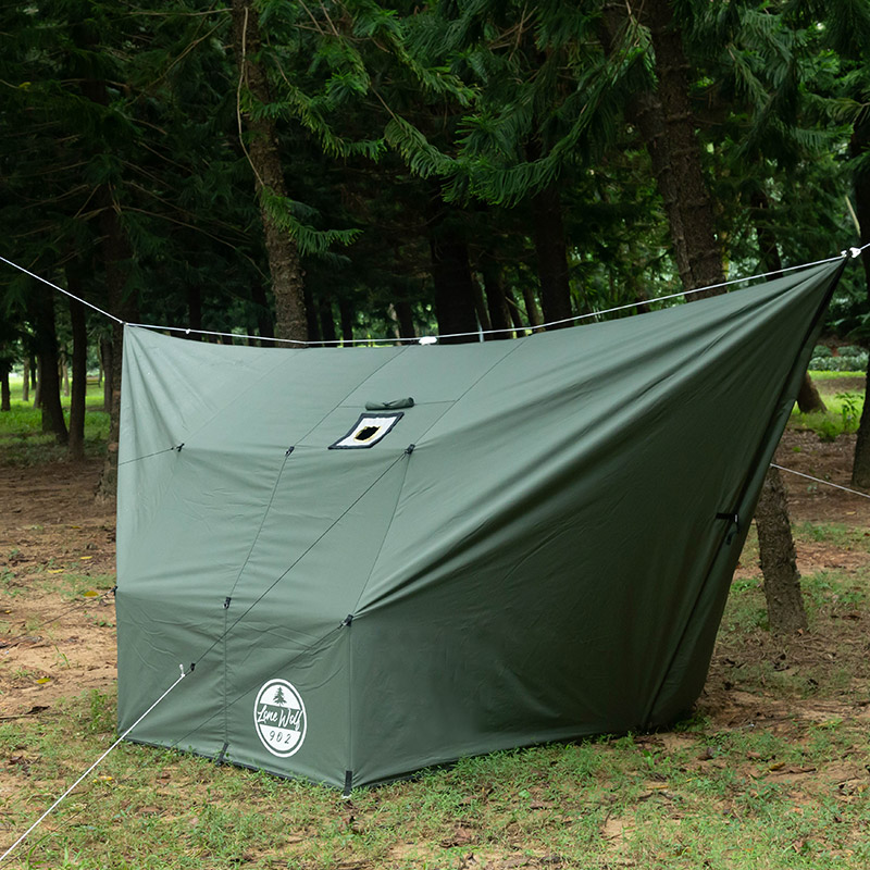 Rhombus Hammock Hot Tent | Canvas Hammock Tarp with Stove