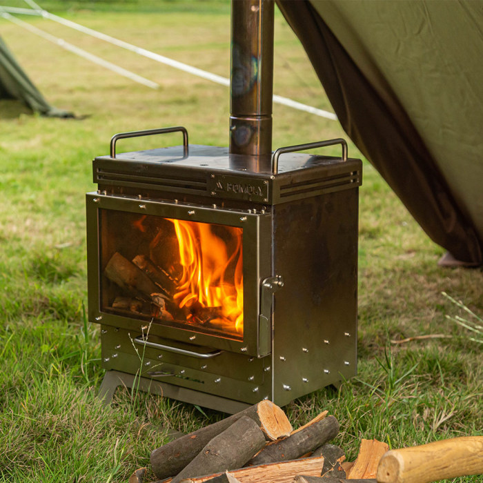 Dweller Tent Stove | Camping Fireplace for Hot Tent Camping | Wood Burning  Stove
