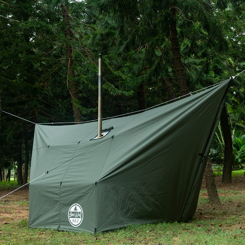 Heated tarp shelter hotsell