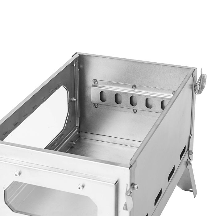 T-Brick Mini | Portable Titanium Wood Stove for Solo Hot Tent Camping | POMOLY New Series