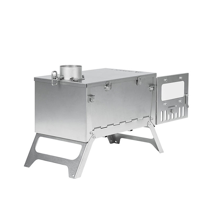 T1 mini | Fastfold Titanium Wood Stove for Hot Tent Solo Camping | POMOLY
