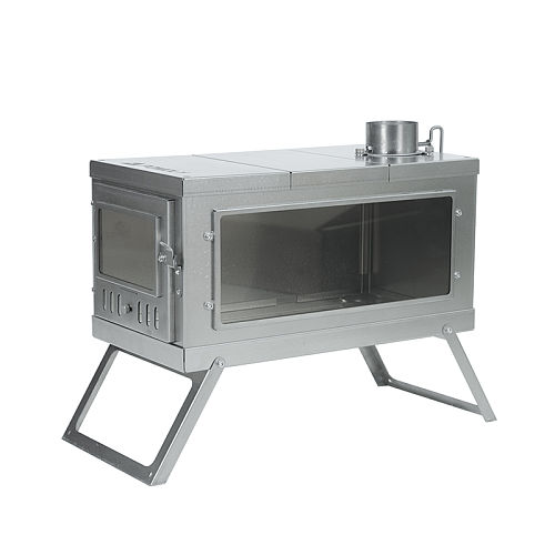 TIMBER Stove | Titanium Wood Stove for Hot Tent and Camping | POMOLY Version