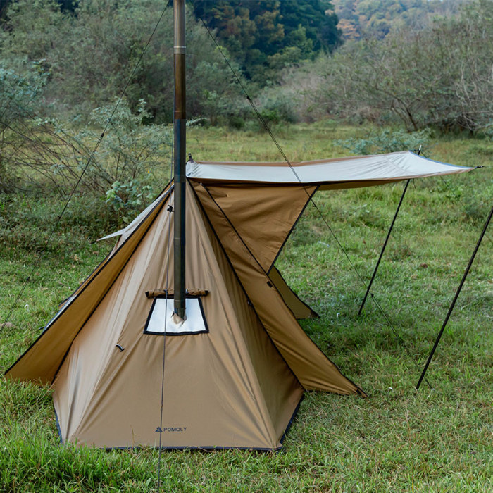 【Pre Order】STOVEHUT 70 3.0 New Version Camping Hot Tent | 4 Season Shelter for Bushcrafter | POMOLY New Arrival 2023