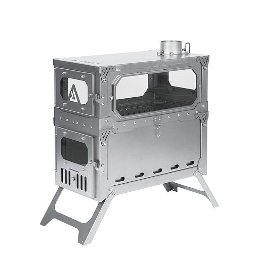 T-Brick Max | Portable Titanium Stove for Multiplayer Hot Tent Camping