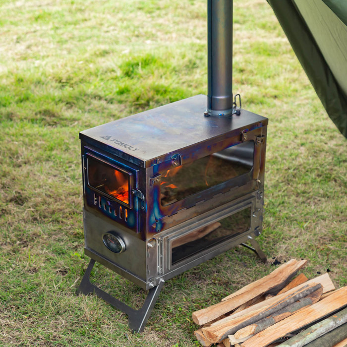 TAISOCA Oven Stove | T1 Series Portable Titanium Tent Wood Stove with Oven Part | 2022 New Arrival