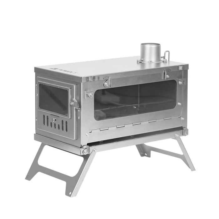 T1 Taisoca Oven Stove | Portable Titanium Tent Wood Stove with Oven Part | 2022 New Arrival