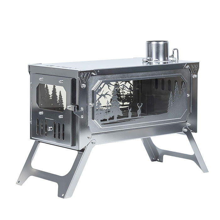 T-Brick Altay Mirror Version Limited Edition | Portable Titanium Stove for Hot Tent Camping | POMOLY New Arrival