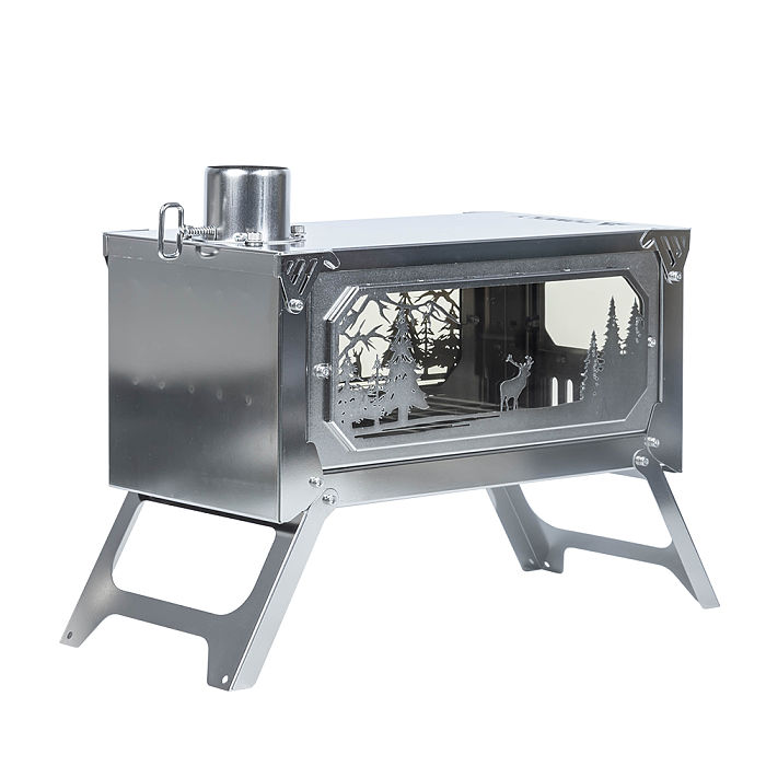 T-Brick Altay Mirror Version Limited Edition | Portable Titanium Stove for Hot Tent Camping | POMOLY New Arrival