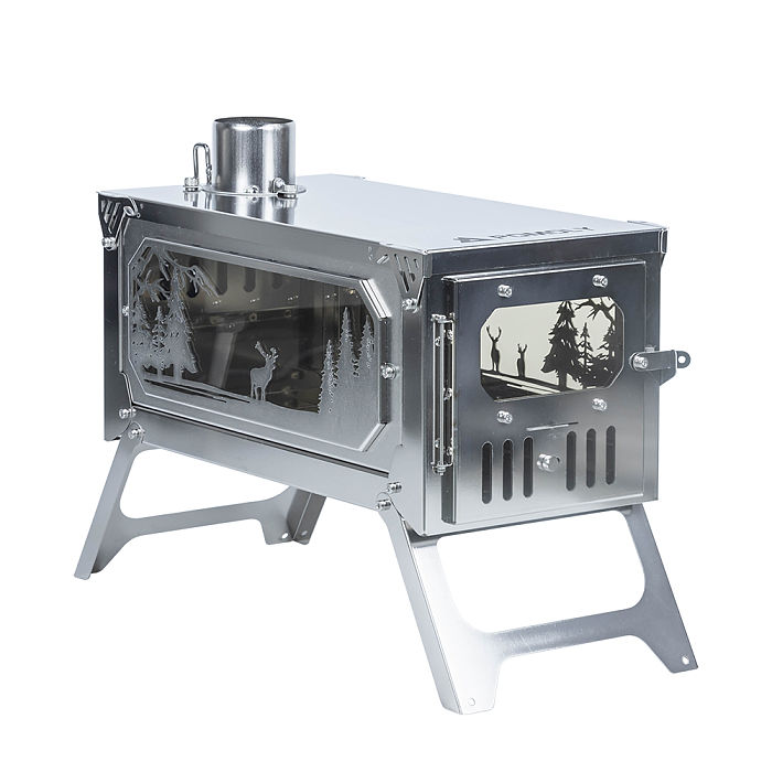 T-Brick Altay Mirror Version Limited Edition | Portable Titanium Stove for Hot Tent Camping | POMOLY New Arrival