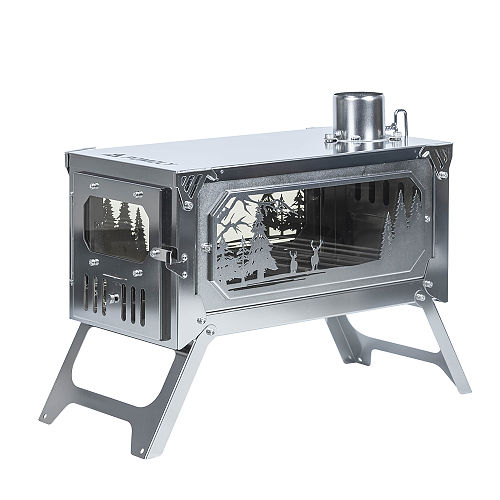 T-Brick Altay Mirror Version Limited Edition | Portable Titanium Stove for Hot Tent Camping | POMOLY New Arrival