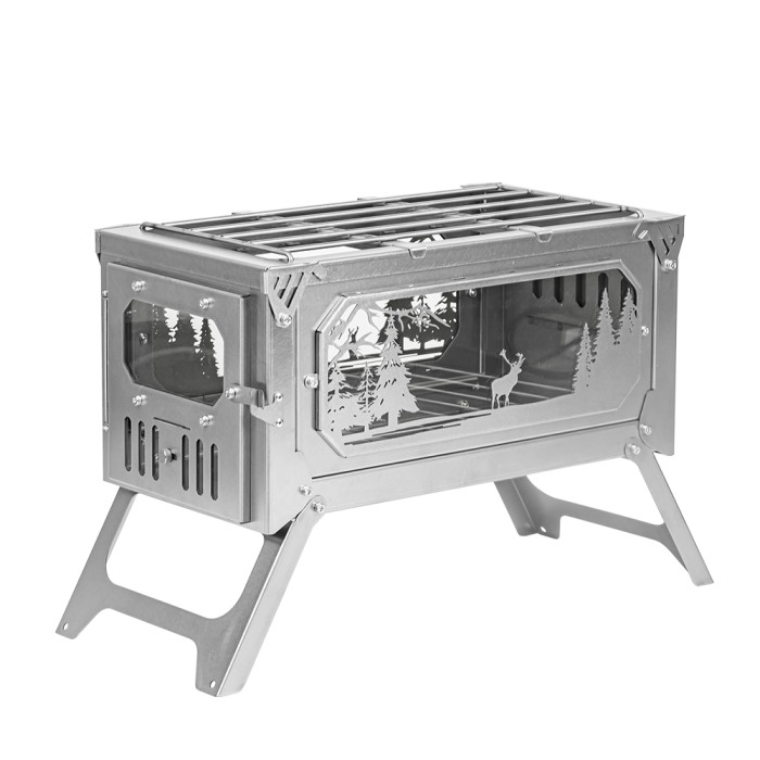 T-Brick Altay Winter Version | Portable Titanium Wood Stove for Hot Tent Camping | In Stock