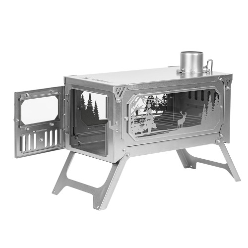 【Pre Order】T-Brick Altay Winter Version | Portable Titanium Wood Stove for Hot Tent Camping