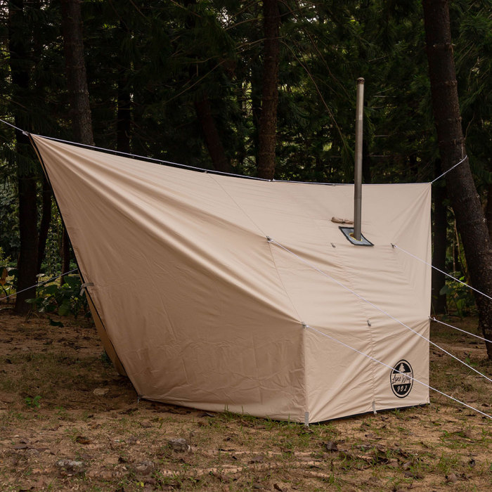 Rhombus Hammock Hot Tent | Canvas Hammock Tarp with Stove Jack | for Hammock  Camping