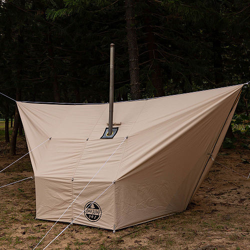 Rhombus Hammock Hot Tarp | Lonewolf902 Canvas Hot Shelter for Hammock Camping