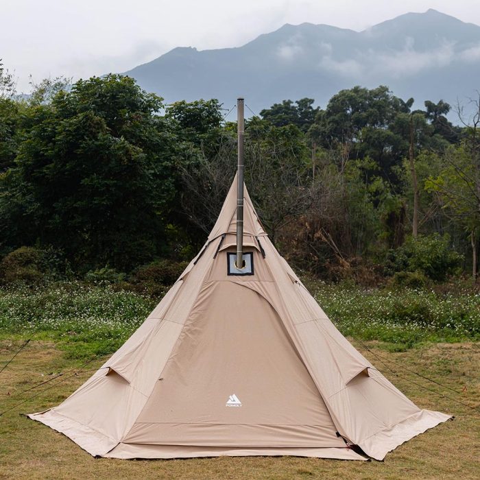 Pomoly PEAK TC Hot Tent | Tetoron Cotton Tent with Inner Tent Winter Camping | POMOLY New Arrival