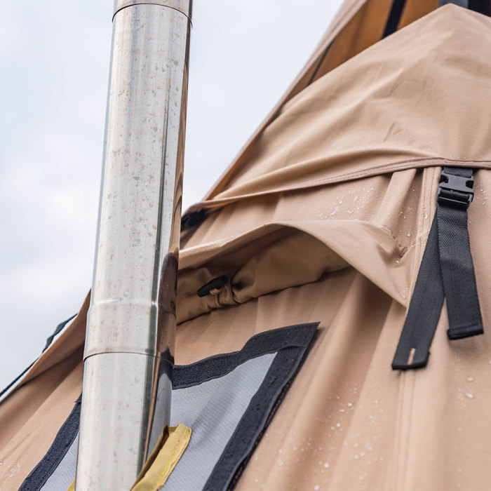 Pomoly PEAK TC Hot Tent | Tetoron Cotton Tipi Tent with Inner Tent Winter Camping | POMOLY New Arrival