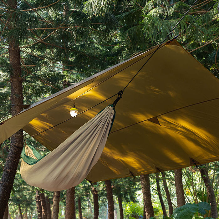 Wolfden UL Hammock Rain Fly Tarp Shelter 9ft x 12ft | Ultralight 20D 3000mm Silnylon Tarp | Lonewolf902 Signature | New Arrival