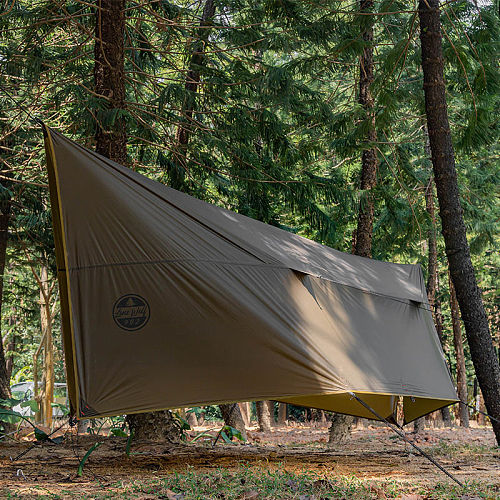 Wolfden UL Hammock Rain Fly Tarp Shelter 9ft x 12ft | Ultralight 20D 3000mm Silnylon Tarp | Lonewolf902 Signature | New Arrival
