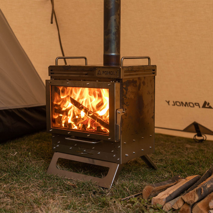 Dweller Tent Stove | Camping Fireplace for Hot Tent Camping | Wood Burning Stove