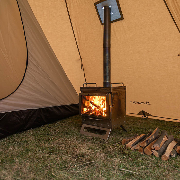 Dweller Wood Stove | Outdoor Fireplace for Hot Tent Camping | POMOLY New Arrival