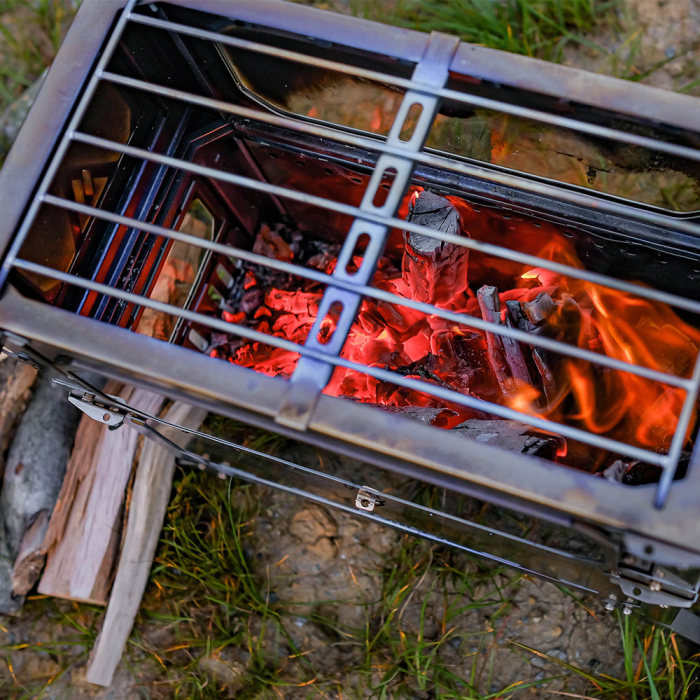 T-Brick & T-Brick Max Campfire Grill Titanium Ultralight Stove Accessory
