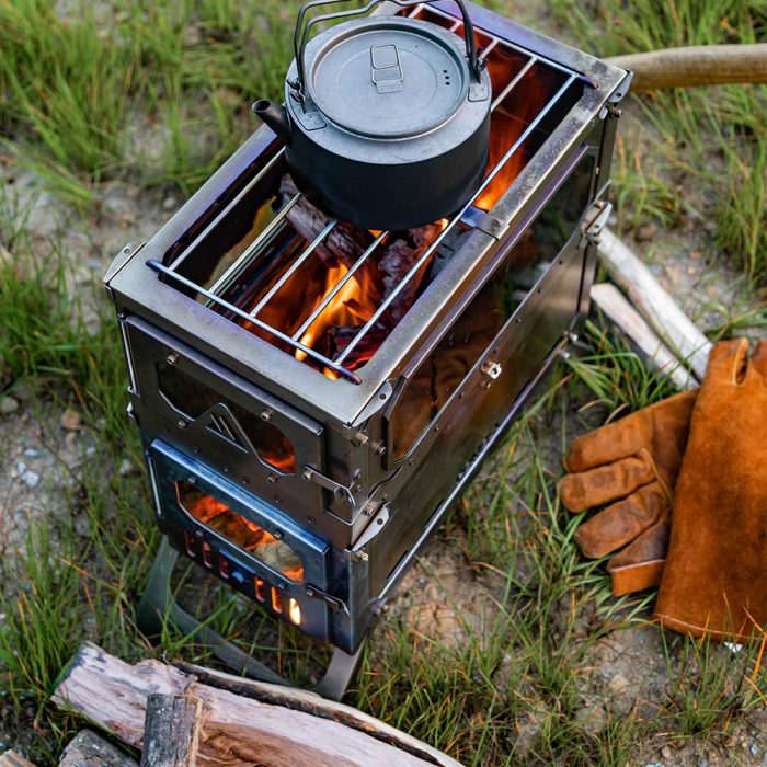 T-BRICK MAX | Portable Titanium Stove for Multiplayer Hot Tent Camping | POMOLY 2022 New Series