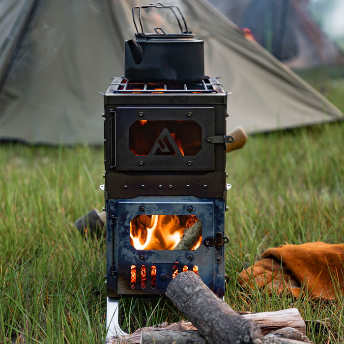 T-Brick Max | Portable Titanium Stove for Multiplayer Hot Tent Camping