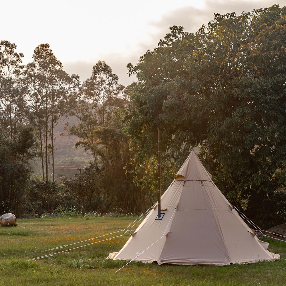 YARN Octa Canvas Hot Tent with Wood Stove Jack 3-5 Person