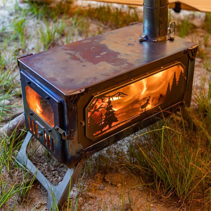 T-Brick Altay Winter Version | Portable Titanium Wood Stove for Hot Tent Camping | POMOLY 2022 New Arrival