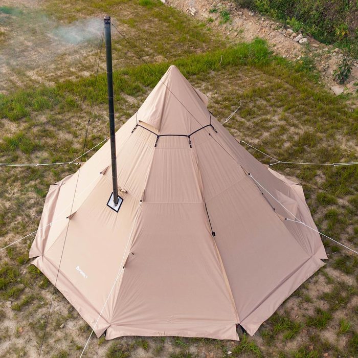YARN Octa Canvas Hot Tent with Wood Stove Jack 3-5 Person | POMOLY 2022 New Arrival