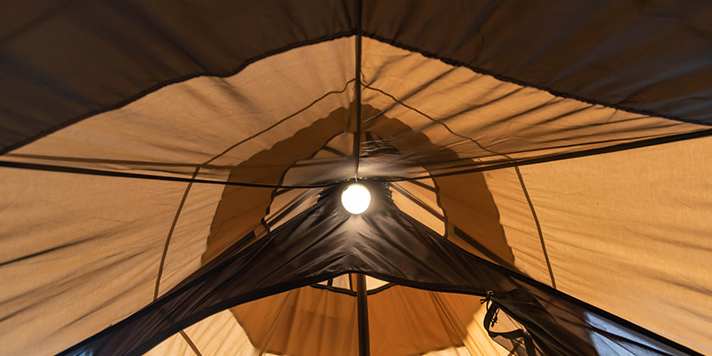 tent top inside