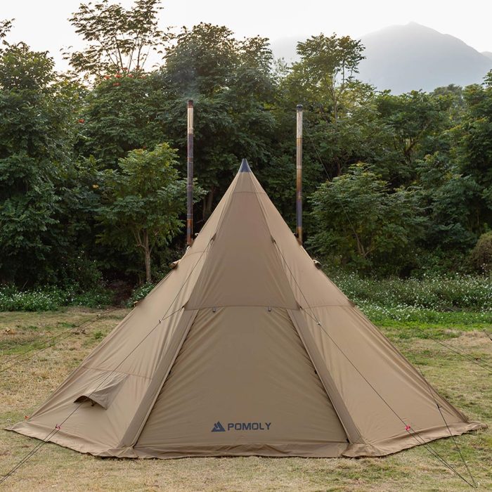 Bromance 70 Tipi Wood Stove Tent for 4-6 Person (3 Stove Jacks) | POMOLY New Arrival