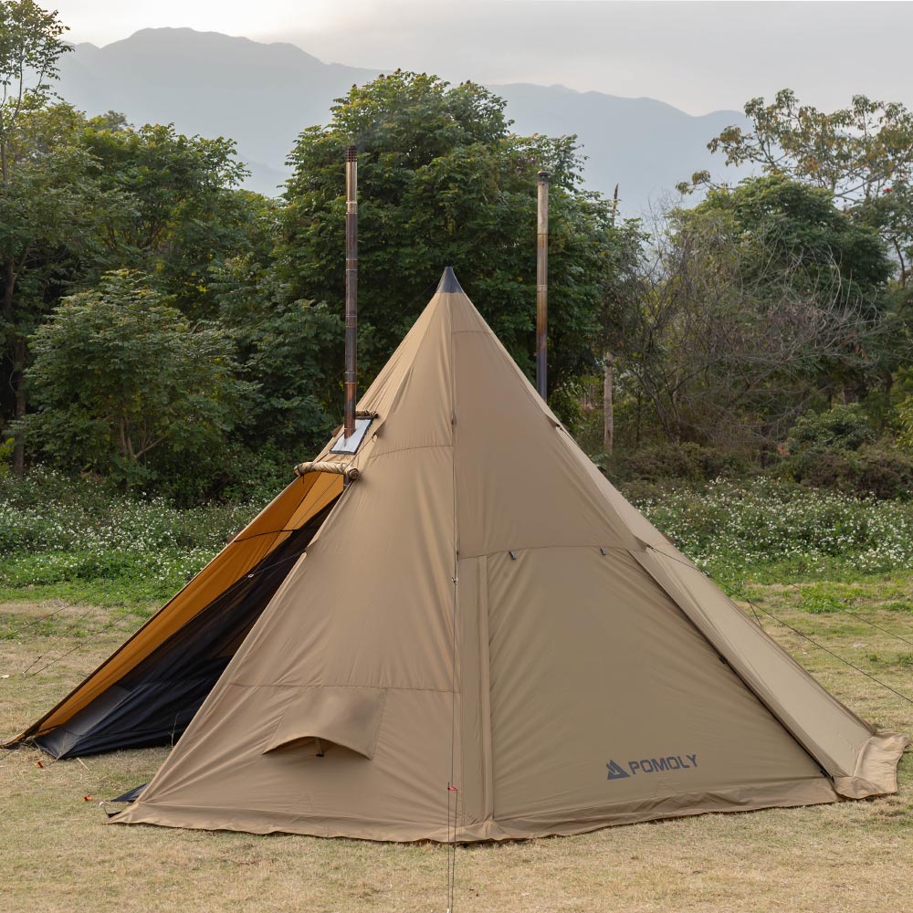 Reviews : Bromance 70 Tipi Wood Stove Tent for 4-6 Person (3 Stove Jacks) |  POMOLY New Arrival - www.pomoly.com