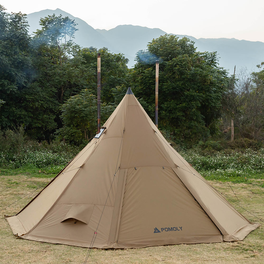 POMOLY Bromance 70 ワンポールテント Bromance 70 Teepee Hot Tent for 4-6 Person | POMOLY 2022 New