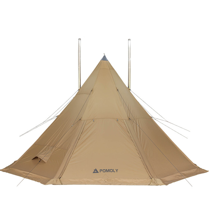 Bromance 70 Tipi Wood Stove Tent for 4-6 Person (3 Stove Jacks) | POMOLY 2022 New Arrival
