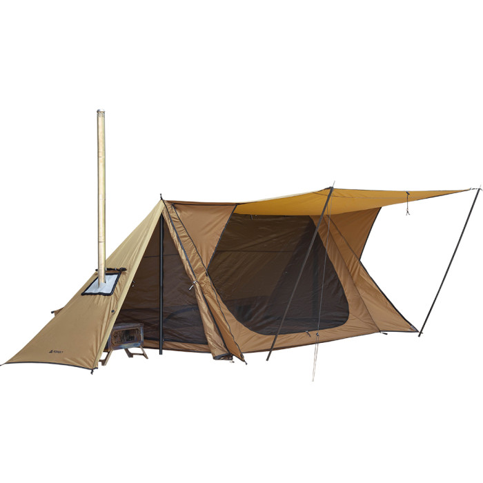 blozen rotatie Wortel STOVEHUT 70 Shelter Hot Tent | Camping Baker Style Shelter Tent With Stove  Jack - Pomoly