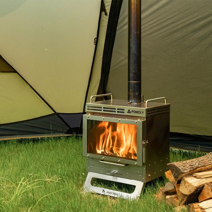 【Pre Order】Dweller-Ti Wood Stove | Titanium Outdoor Fireplace | POMOLY & GREEN STOVE New Arrival