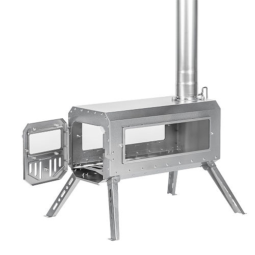 【Pre Order】Traveller 3 Wood Stove | Non Rolling Titanium Chimney Version | Ultralight Tent Stove | New Arrival
